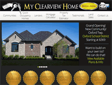 Tablet Screenshot of myclearviewhome.com